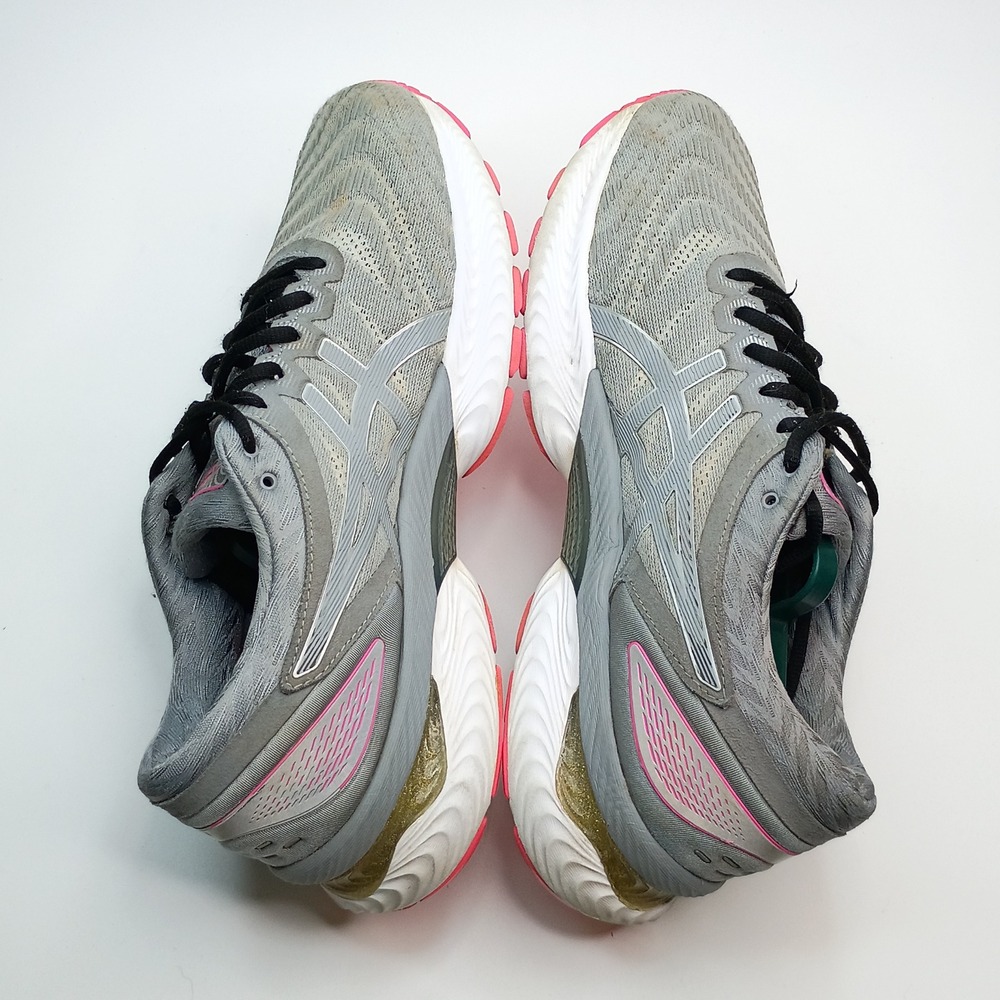 Asics Gel Nimbus 22 Womens Running Shoes Grey Pink 1012A585 Size 11 - Picture 6 of 9